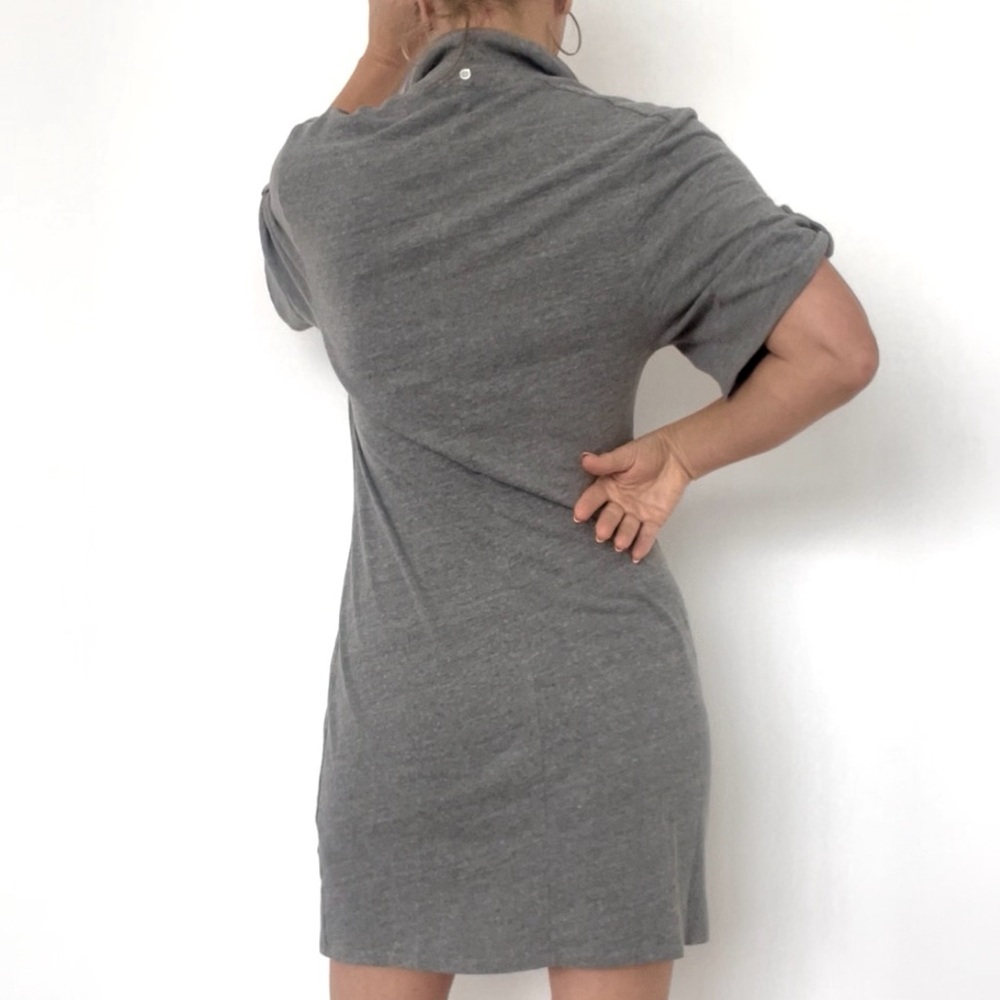 James Perse Gray Polo Shirt Dress - Picture 2 of 9